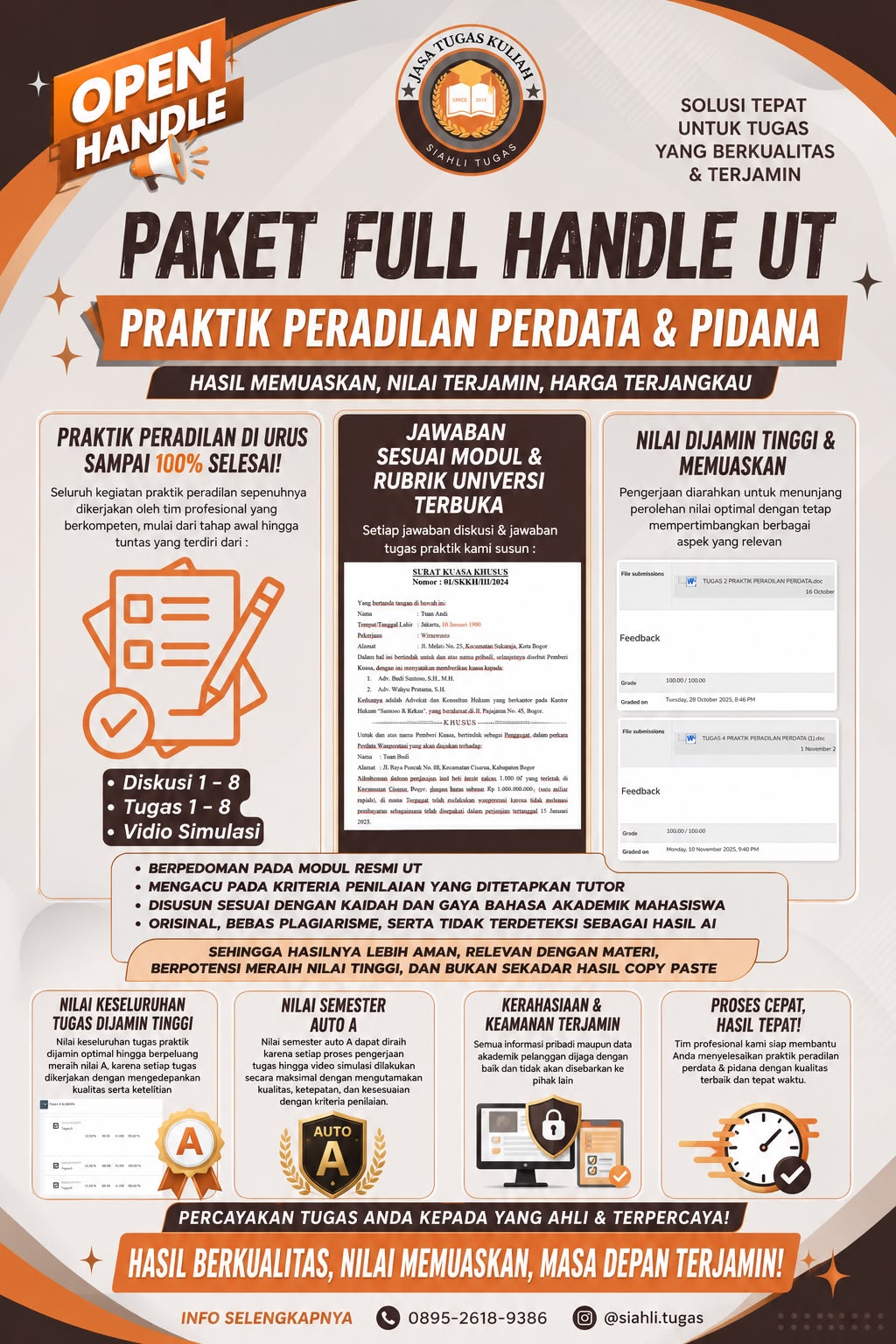 PAKET PRAKTIK PERADILAN UT
