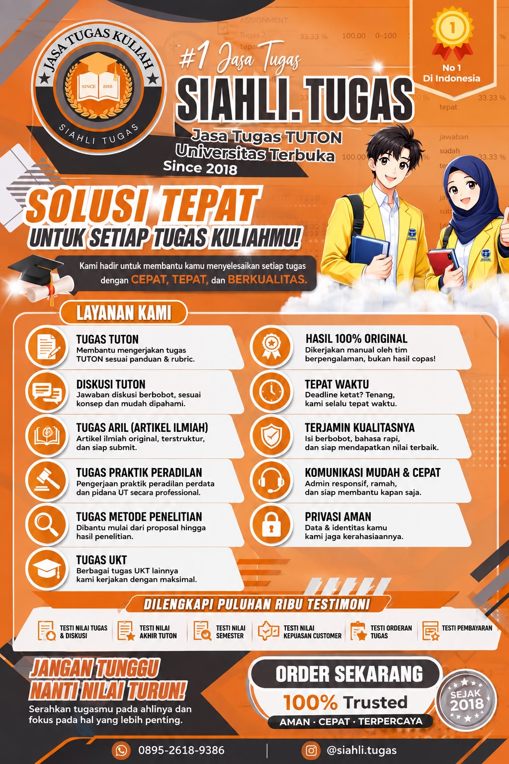 JENIS LAYANAN TUTON