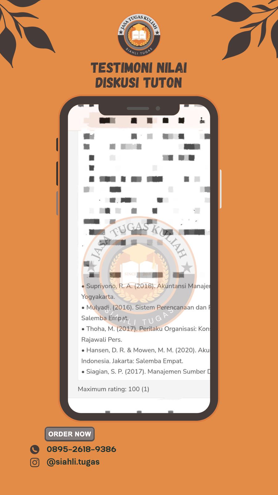 Testimoni Nilai Diskusi