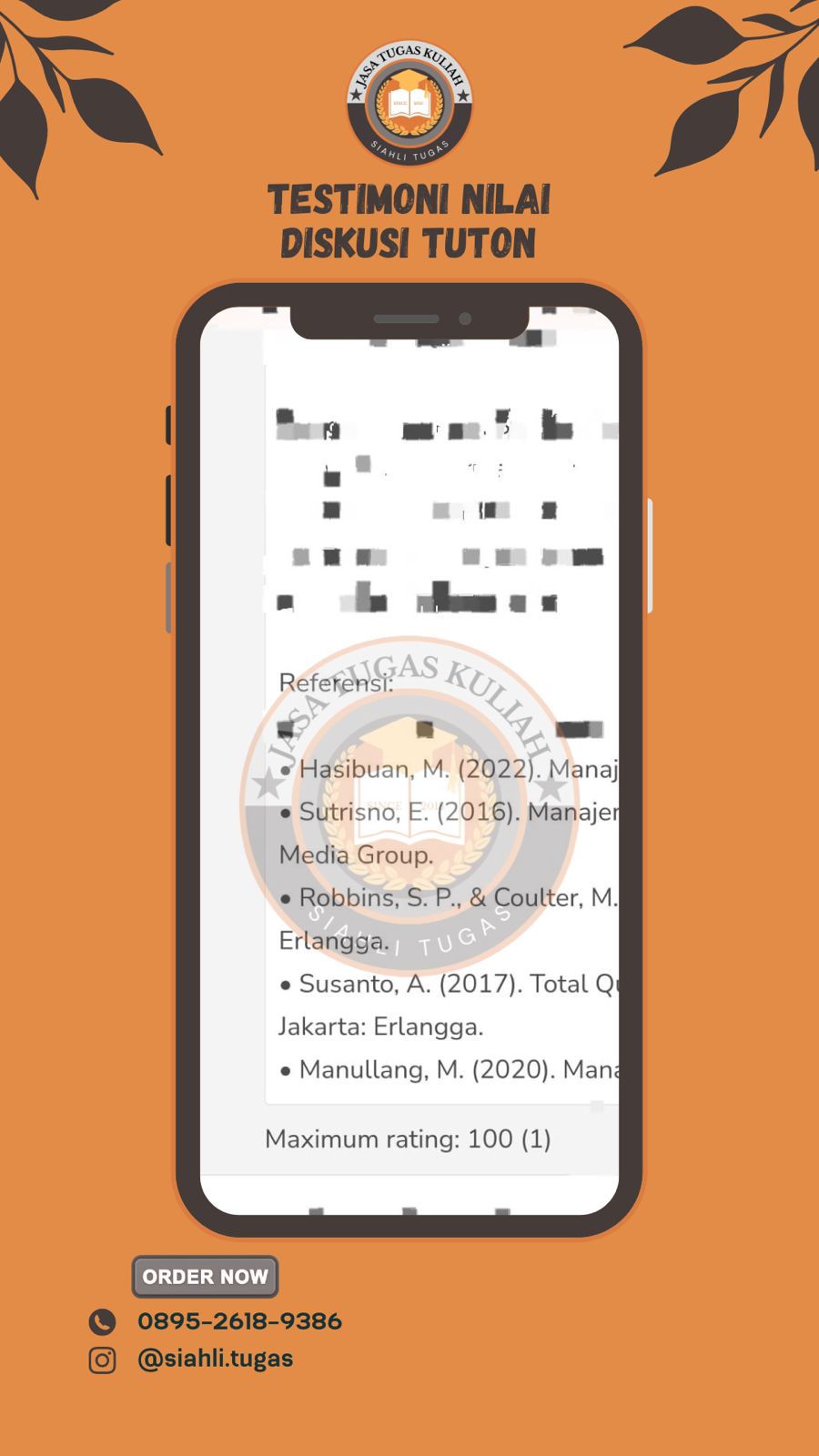 Testimoni Nilai Diskusi
