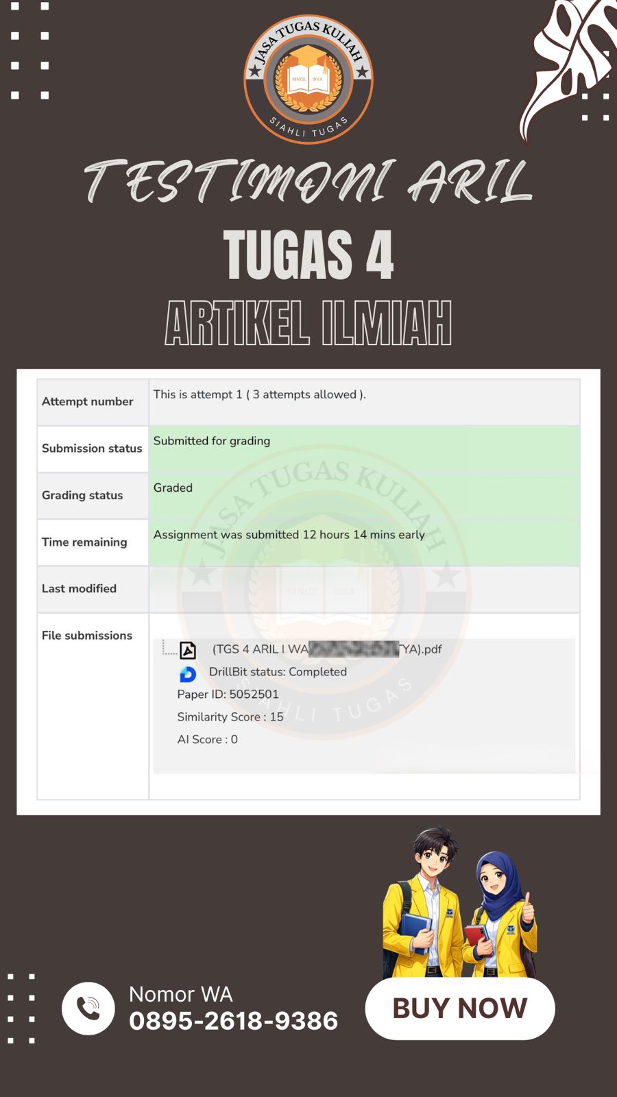 Testimoni Tugas 4 Aril