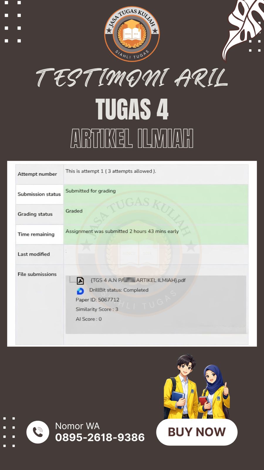 Testimoni Tugas 4 Aril