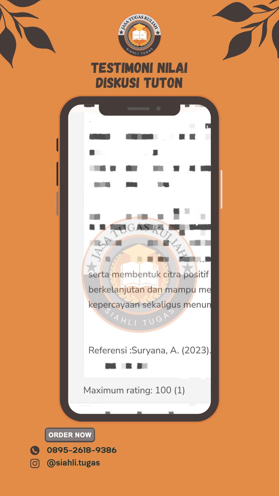 Testimoni Nilai Diskusi