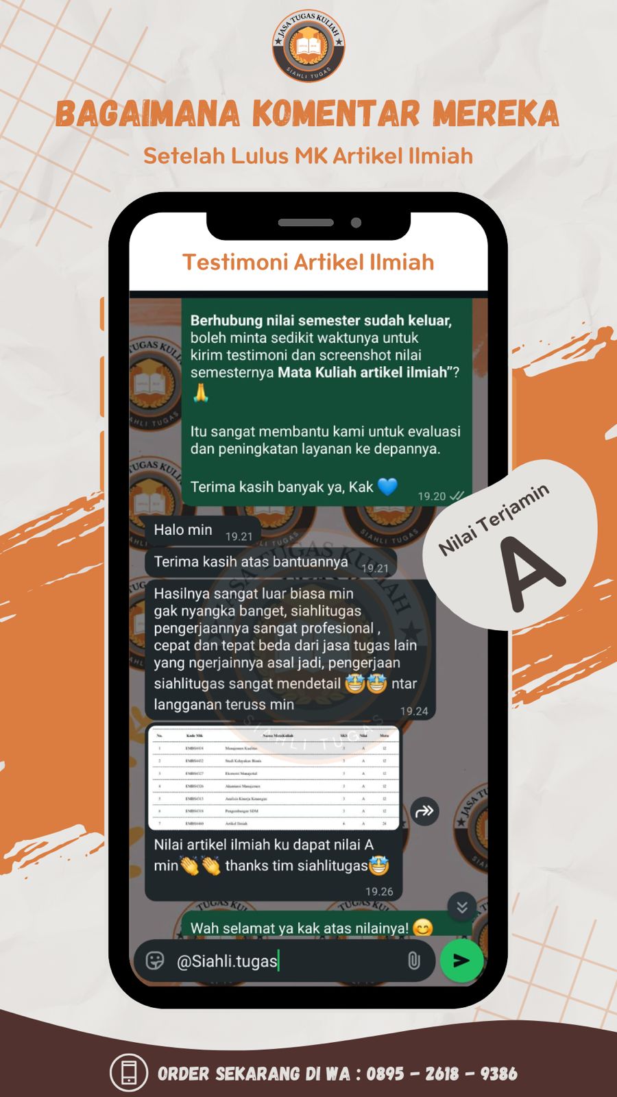 Testimoni Nilai Semester Aril