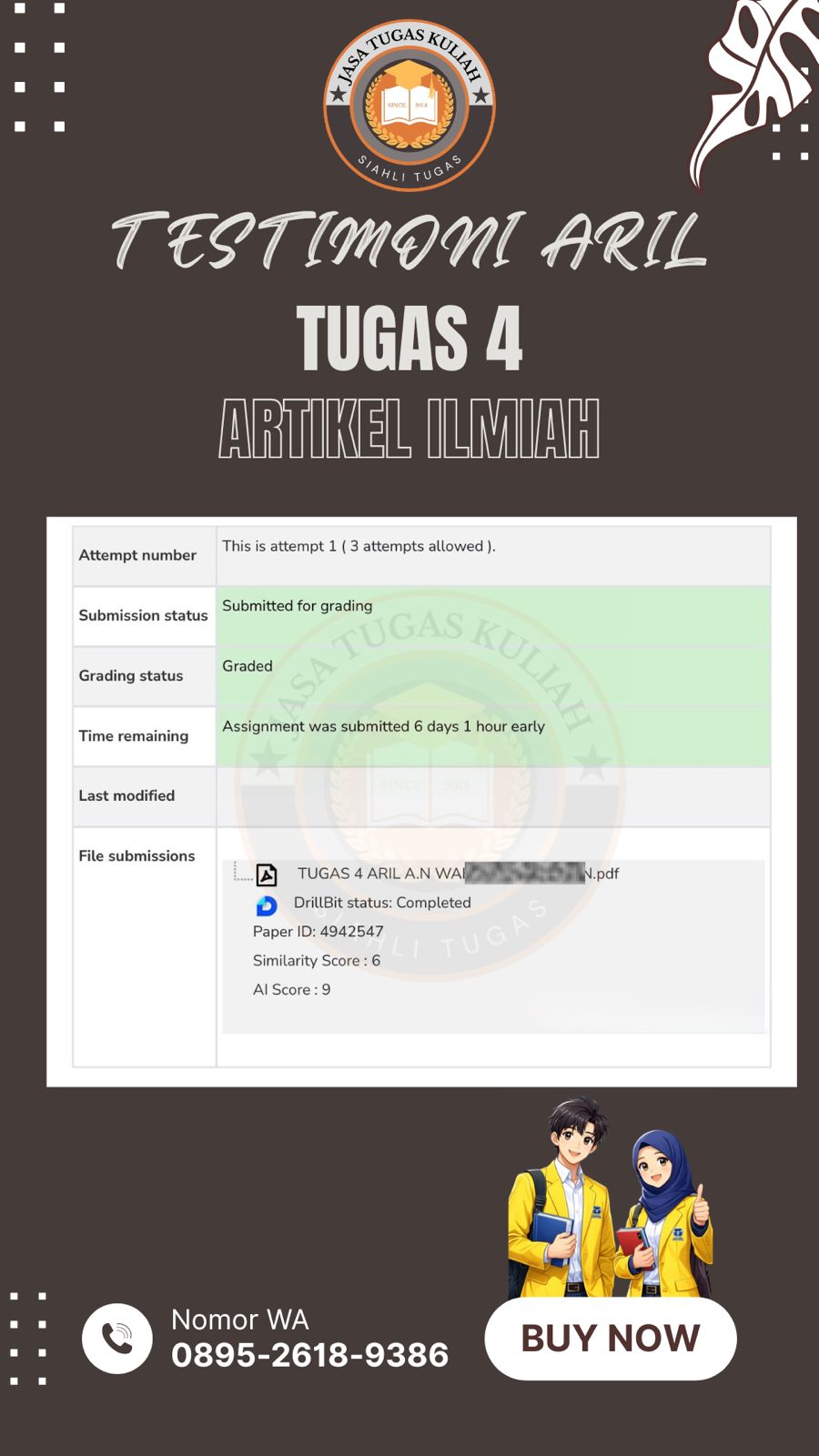 Testimoni Tugas 4 Aril