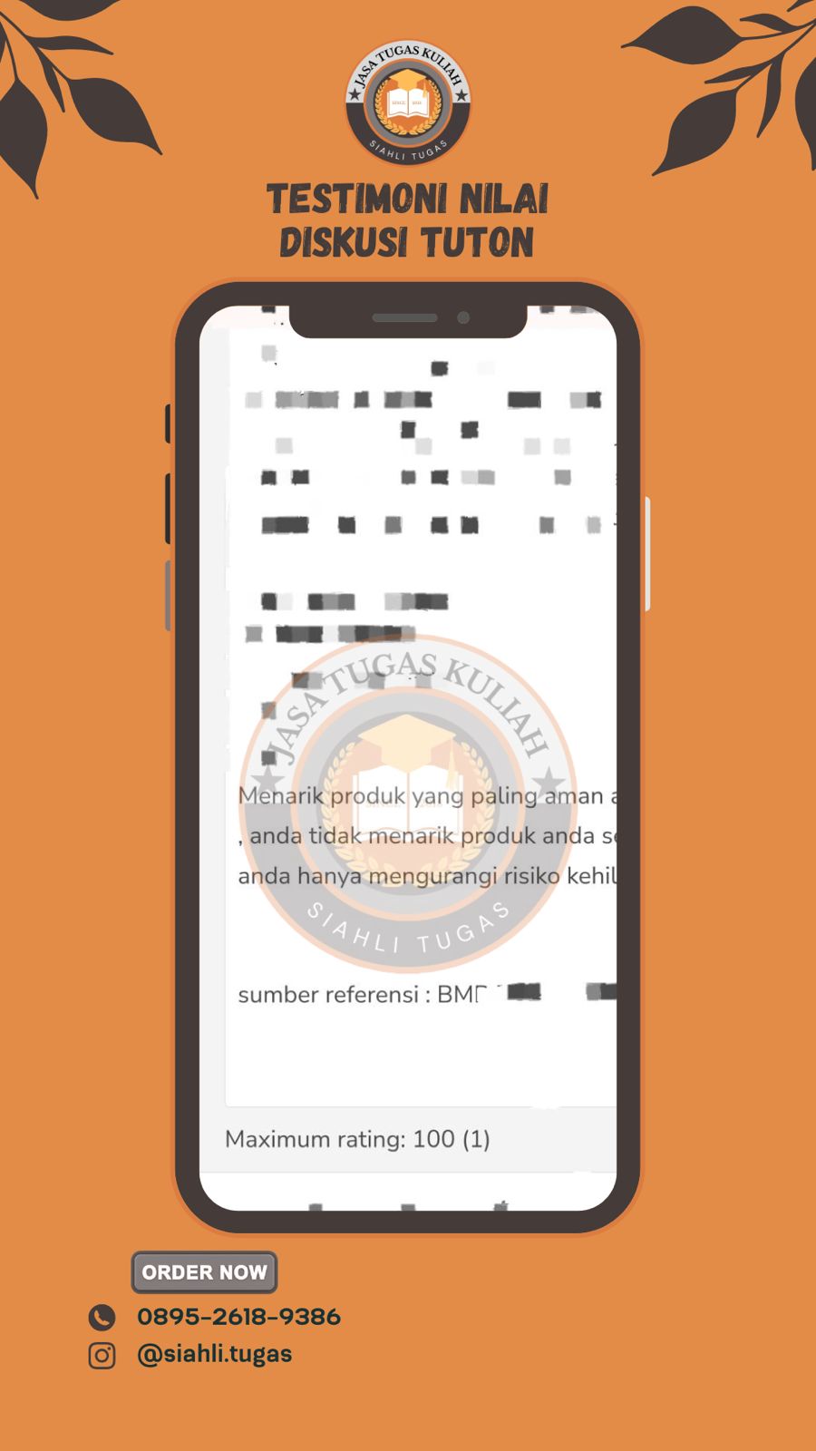Testimoni Nilai Diskusi