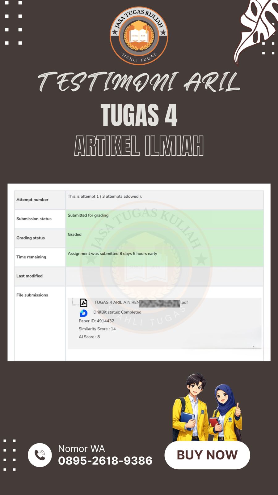 Testimoni Tugas 4 Aril